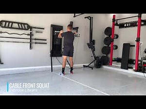 Cable Front Squat