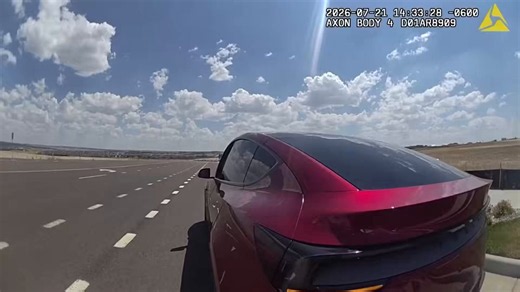 Irate man tries blaming Tesla Autopilot for speeding after being pulled over by a police officer in Colorado, tells the officer to contact Tesla's customer service.The driver was seen yelling at the officer after the officer refused to let him blame Tesla.Officer: "[Going] a little fast..."Man: "I wasn't driving. That's assist driving, autopilot, sir."Officer: "You're in charge, though..."Man: "That wasn't my fault, so you can complain to Tesla's customer service.""No matter what technology your