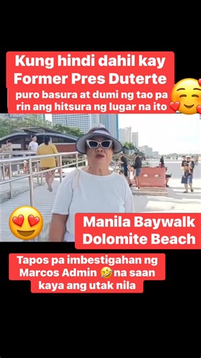 Manila Baywalk Dolomite beach #manilabaywalkdolomitebeach #ManilaBaywalk #FPRRDLegacy #Fpprd | Arekzsu Daijobo