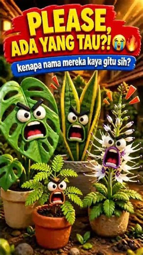 TUMBUHAN DENGAN NAMA UNIK! SIAPA YANG KASIH NAMA? #shorts #fyp #trending #tanaman #sahabatfakta