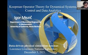 Koopman Operator Theory for Dynamical Systems, Control and Data Analytics