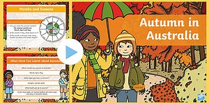 Autumn in Australia PowerPoint