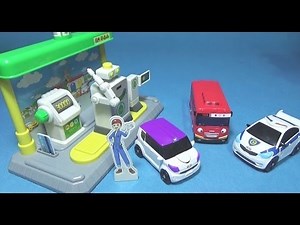 타요 말하는 주유소와 또봇 장난감 Tayo the little bus Robot Gas station, Tobot toys