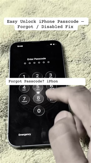 Forgot your iPhone passcode? iPhone disabled? Easy unlock in seconds — NO data lost! 🔓📱 Works on ALL models. Need my help? 👇. #ForgotPasscode #iPhoneDisabled #iPhoneUnlock #iPhoneFix #TechTok