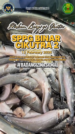 SPPG KOTA BANDUNG CIBEUNYING KIDUL CIKUTRA 2 | 📅 Kegiatan Produksi MBG – 12 Februari 2026 📍 SPPG Binar Cikutra 2 Proses pengolahan hingga pemorsian menu Makan Bergizi Gratis (MBG) hari... | Instagram