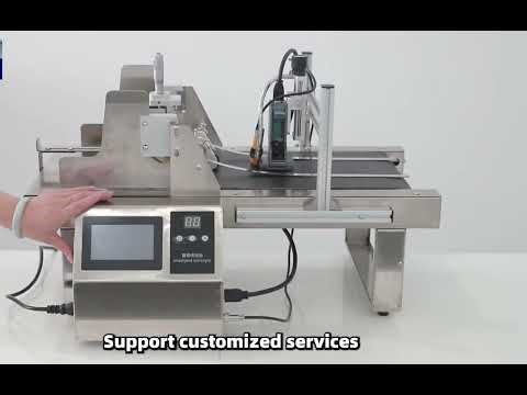 Stacker With Conveyor TIJ Printer #ytshort High-Speed Printing Machine for Mrp date, Expiry, Mfd