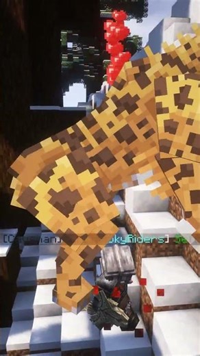 How to tame smilodon in Minecraft #minecraft #minecraftdinosaurs #minecraftsmp #minecraftjava