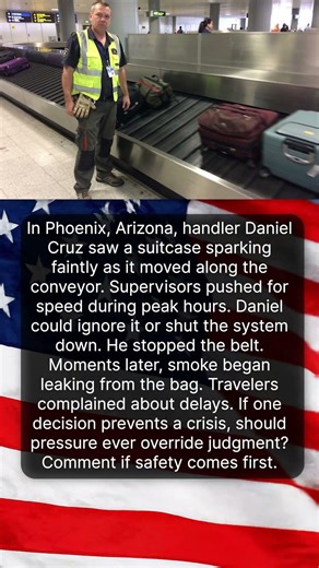 THE AIRPORT BAGGAGE HANDLER WHO STOPPED THE BELT ✈️⚠️