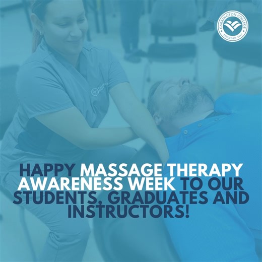 Happy Massage Therapy Awareness Week to our students, graduates and instructors! | Carrington College | Facebook
