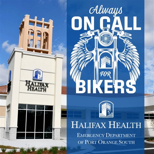 Our brand-new Halifax Health - Emergency Department of Port Orange South is prepared and ready for Bike Week! With expert physicians and some of the fastest wait times in Volusia County, we're here for when you need us for Bike Week and beyond 🏍 | Halifax Health