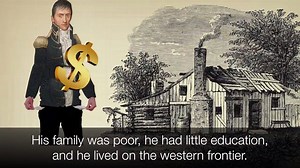 Andrew Jackson, the seventh president, was unlike the earlier U.S. presidents. His family was poor, he had little education, and he lived on what was then the western part of the country. For more on Andrew Jackson, follow http://learningenglish.voanews.com/a/americas-presidents-andrew-jackson/3787327.html | VOA Learning English