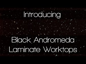 Black Sparkle Andromeda - Laminate Worktops by Worktop Express