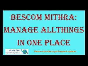 Manage all your BESCOM Accounts In One Place Using BESCOM Mithra App, Pay Any Area BESCOM Bill 2022