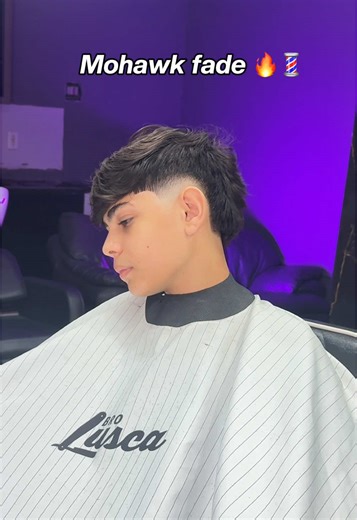 Mohawk fade 🔥💈