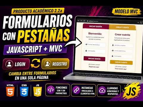 Cómo cambiar formularios con pestañas usando JavaScript
