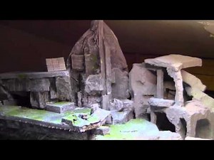 Tabletop Fantasy Landschaft #1, Burg, Festung, Dorf, Bachlauf usw.