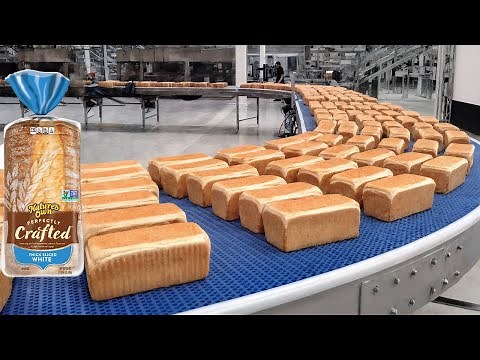 How Millions of Sandwich Bread Loaves Are Made in a Factory | Bread Production Process