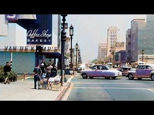 Downtown Los Angels 1930s in color...
