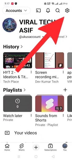 how to delete downloaded video and palylist on youtube delete al videos in youtube #viral