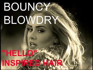 HOW TO: ADELE "HELLO" inspired hair look
