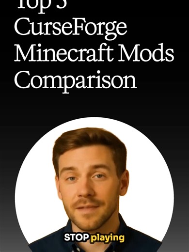 Top 5 CurseForge Minecraft Mods 2026 Follow for Part 2!! #minecraft #moddedminecraft #curseforge #minecraftmodshowcase #gamingtiktok #minecraftjava #pcgaming #gamertok #minecraftcommunity