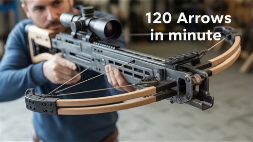 Building a powerful titanium crossbow: DIY precision engineering in action