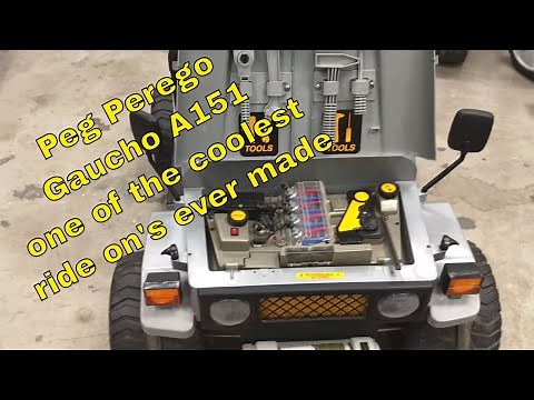 Peg Perego Gaucho A-151 Rare Toyota FJ40 kids ride on