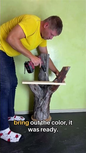 This Tree Shelf Adds Character