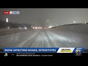 Tracking road conditions across Greater Cincinnati after overnight snowfall