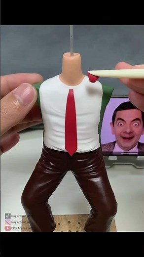 Clay Bobblehead ：Mr. Bean’s Complete Look in Action - Part 2