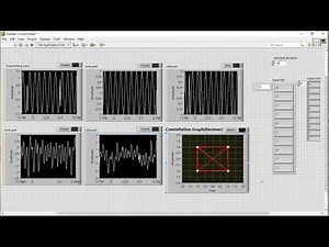 Quadrature phase-shift keying (QPSK) using LabVIEW
