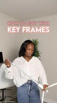 How To Edit A Slow Zoom With Keyframes (InShot Tutorial) 📱✨ #editingtutorials #contentcreation