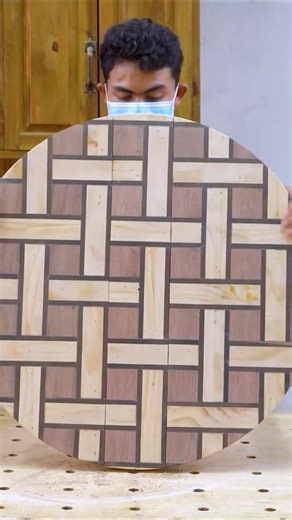 I Made a FOLDING Wooden Table with a New Technique #tooltips #diywoodworking #woodscraft