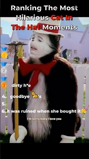 Ranking The Most Iconic Cat In The Hat Moments 😹😹