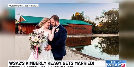 WSAZ anchor Kimberly Keagy gets married