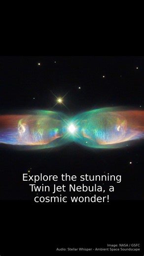 NASA Image of the Day: The Twin Jet Nebula | #Shorts