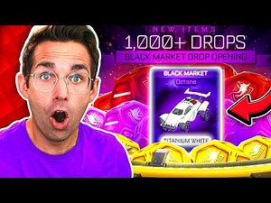 The BIGGEST Rocket League Drop Opening EVER! * LUCKY* (1000+ Drops FULL ACCOUNT OPENING)