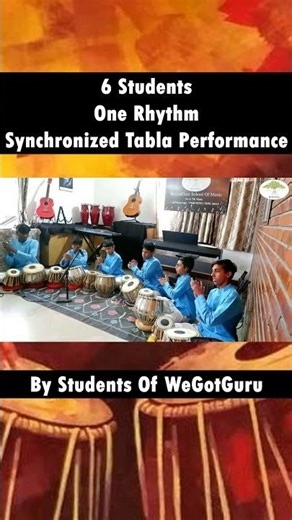 🔥 Incredible Tabla Performance | By Students of WeGotGuru #Shorts #Tabla #Music