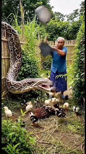python a the backyard #funny #comedy