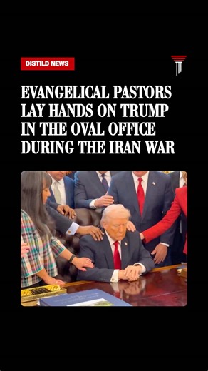 Evangelical Pastors Lay Hands on Trump in the Oval Office During Iran War On March 5, 2026, a group of prominent Evangelical pastors gathered inside the Oval Office to lay hands on President Trump and pray over him, in footage captured and posted by White House communications advisor Margo Martin as U.S. military operations against Iran continued to escalate. The prayer centered on wisdom for the president, protection for U.S. troops, and national unity. The attending minister made no reference 