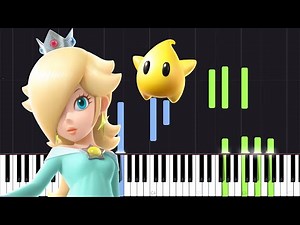 Luma - Super Mario Galaxy [Piano Tutorial] (Synthesia) // Jonathan Morris