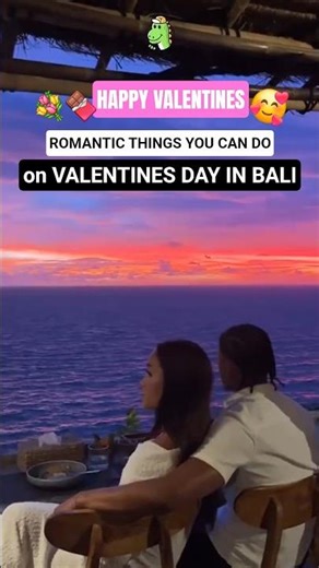 Romantic Ways to Spend Valentine's Day in Bali 🤍🌷 #fyp #trendingshorts #bali #valentinesday