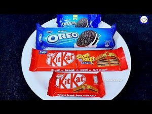 2 Ingredients Chocolate Cake | Kit Kat Oreo Cake | Chocolate Pan Cake with Kit Kat & Oreo |