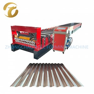 [Hot Item] Corrugated Profile Plate Roof Panel Sheet Roll Forming Machine