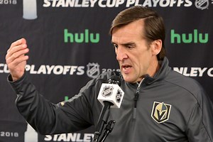 Golden Knights, GM George McPhee keep eyes on prize