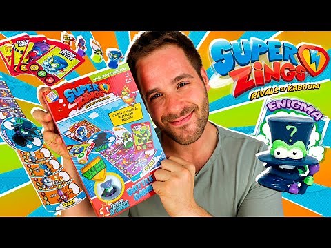 SuperZings UNBOXING JUEGO ENIGMA BATTLE GAME en Pe Toys