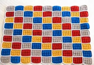 How to Crochet a Lego Blocks Blanket | Lego Blocks Blanket Pattern
