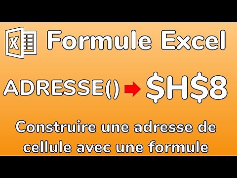 Excel - The ADDRESS Formula - Writing the address of a cell with an Excel formula - Doctor Excel