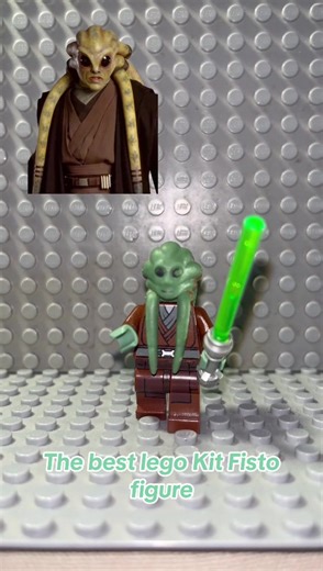 Création de la meilleure figurine Kit Fisto en Lego