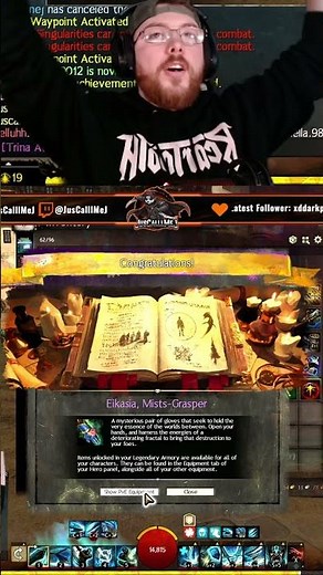 IT IS DONE MY FIRST LEGENDARY IS HERE! | #guildwars2 #gw2 #legendary #armor